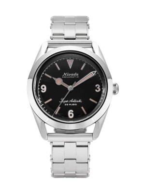 Product detail of Nivada Grenchen Super Antarctic 3.6.9 Black Vintage - Forstner Rivet