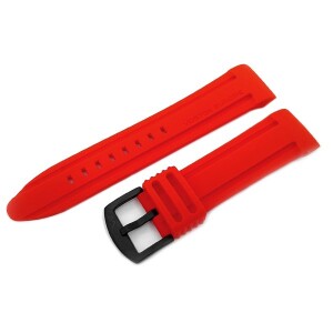 Product detail of Silikonový řemínek Vostok Europe pro Anchar - červený/černá spona