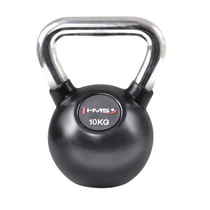 Product detail of HMS Vinylový kettlebell s chromovaným úchopem KGC 10 kg