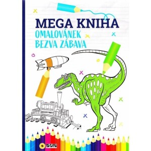 Product detail of Mega kniha omalovánek - Blue bezva zábava
