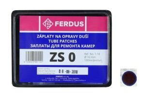 Product detail of FERDUS Lepení-záplata ZS0 kulatá 16mm box 100ks