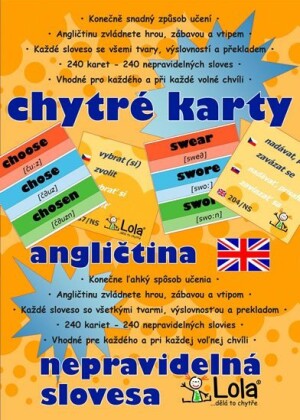 Product detail of Chytré karty - Angličtina nepravidelná slovesa