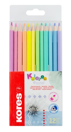 Product detail of Kores Kolores Pastel trojhranné pastelky 12 barev
