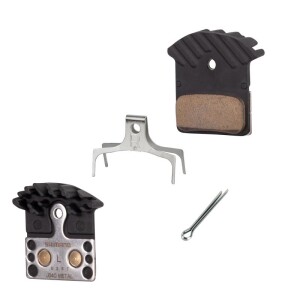 Product detail of SHIMANO Destičky brzd SH J04C kovové, s pružinou+chladič