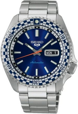 Product detail of Seiko 5 SKX Sports Style SRPK65K1 Checker Flag Special Edition