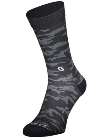 Product detail of Scott Trail Camo Crew socks ponožky dark grey/white tmavě šedá/bílá