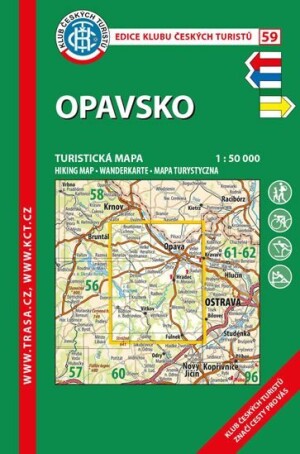 Product detail of KČT 59 Opavsko 1:50 000/turistická mapa