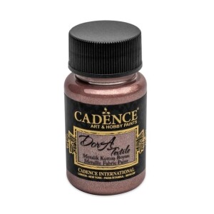 Product detail of Metalická akrylová barva Cadence Dora Metalic - starorůžová / 50 ml, 1.  vydání
