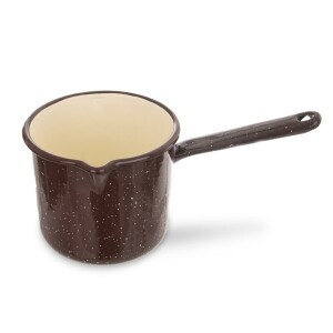 Product detail of Orion Smaltovaný hrnek s rukojetí Brown, 12 cm