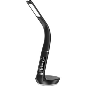 Product detail of Retlux RTL 204 Stolní LED lampa s displejem a Qi dobíjením černá, 6 W