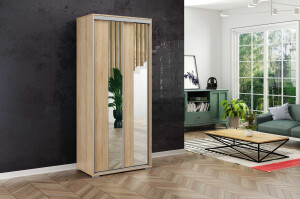 Product detail of ArtSka Šatní skříň SAPRI A4 | 150 cm Barva: dub sonoma