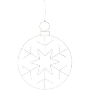 Product detail of Vánoční závěsná LED dekorace Kerstball Snowflake 250 LED, 48 cm