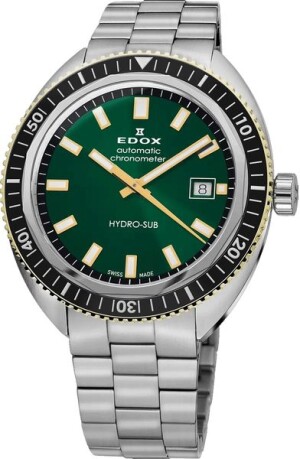 Product detail of EDOX Hydro-Sub Date Automatic Chronometer 80128-357JNM-VID Limited Edition
