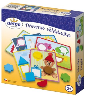 Product detail of Detoa Dřevěná vkládačka - Didaktická hra - Dickie