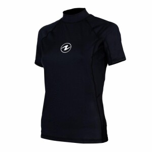 Product detail of Aqualung Dámské lycrové triko Aqua Lung RASHGUARD SLIM FIT černá kr. rukáv