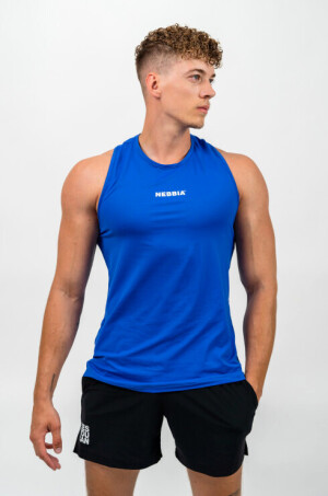 Product detail of Pánské tílko Nebbia Performance+ Active Tank Top DYNAMIC blue L