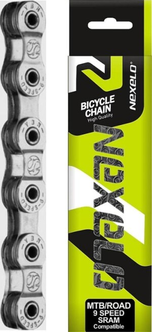 Product detail of Nexelo 9 Rychlostí Stříbrný BOX řetěz