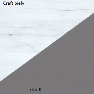Product detail of ArtCross Komoda KITTY | KIT-03 Barva: craft bílý / grafit