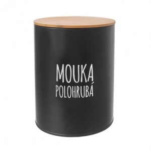 Product detail of Orion Plechová dóza na polohrubou mouku BLACK 