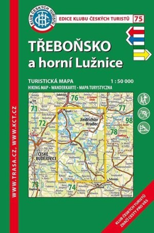 Product detail of KČT 75 Třeboňsko, horní Lužnice 1:50T Turistická mapa