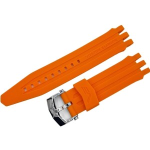 Product detail of Silikonový řemínek Vostok Europe pro Energia-2 - oranžový/lesklá spona