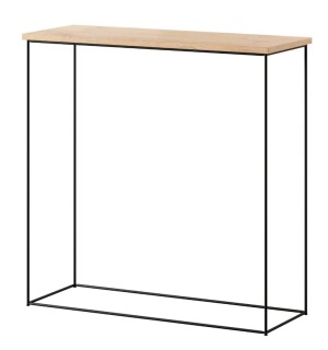 Product detail of ArtAdrk Příruční stolek MILAN | černé nohy Barva: Dub Lancelot