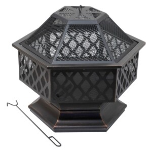 Product detail of Cattara 13008 Ohniště s poklopem Hexagon, 60,5 x 70 x 62,5 cm