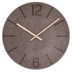 Product detail of LAVVU Hnědé hodiny Natur, pr. 34 cm