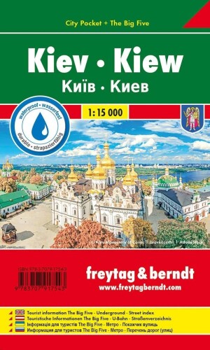 Product detail of PL 115 CP Kyjev 1:10 000 / kapesní plán města