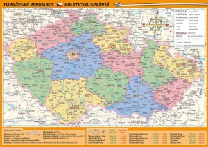 Product detail of Mapa České republiky – zeměpisná a politicko-správní