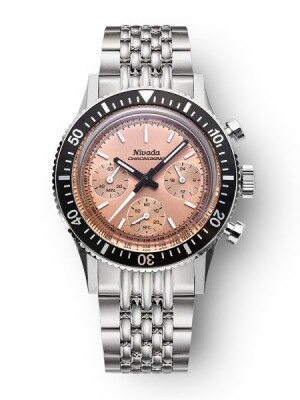 Product detail of Nivada Grenchen Chronoking Mecaquartz Salmon