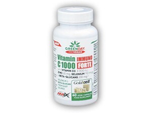 Product detail of Amix GreenDay ProVEGAN Vitamin C 1000mg Immuno Forte 60 kapslí