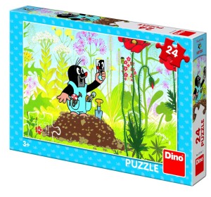 Product detail of Krtek v kalhotkách: puzzle 24 dílků - Dino Park