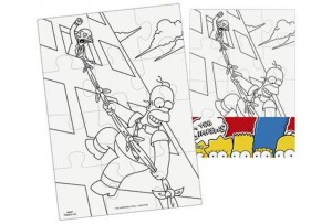 Product detail of The Simpsons - Vymaluj si obdélník Puzzle