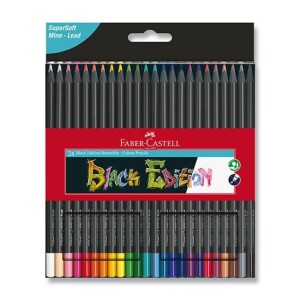 Product detail of Faber - Castell Pastelky trojhranné Black Edition 24 ks