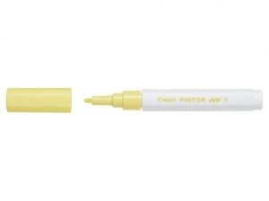 Product detail of PILOT Pintor Fine akrylový popisovač 0,9-1,5mm - pastelový žlutý