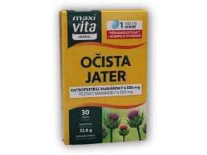 Product detail of Maxivita Maxi Vita Herbal Očista jater 30 tablet