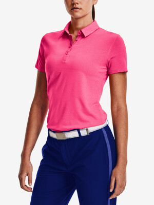 Product detail of Under Armour ZINGER SHORT SLEEVE POLO W 1363949-640 růžová