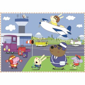 Product detail of Trefl Puzzle Prasátko Peppa: Vzpomínky na prázdniny 4v1 12, 15, 20, 24 dílků