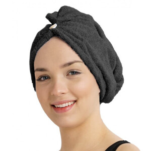 Product detail of Rychleschnoucí froté turban na vlasy černá