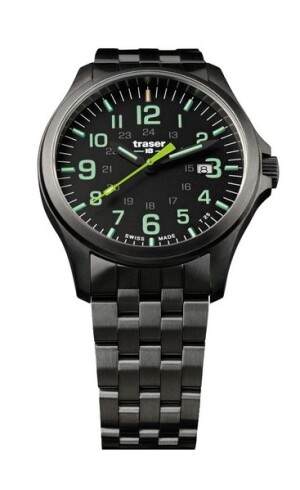 Product detail of Traser P67 Officer Pro GunMetal Black/Lime Ocel