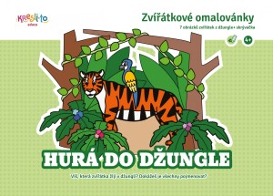Product detail of Zvířátkové omalovánky / Hurá do džungle - Kristýna Bízová