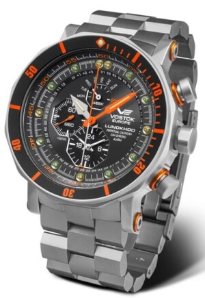 Product detail of Vostok Europe Lunochod-2 Multifuncional Line YM86-620A506B - Náhradní černý silikonový řemínek