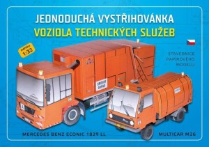 Product detail of Vozidla technických služeb - Stavebnice papírového modelu