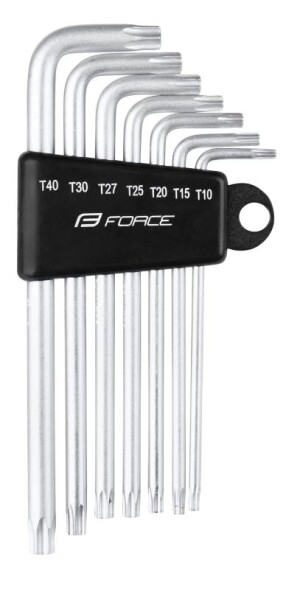 Product detail of Force Sada 7 torx klíčů PROFI T10-40, v držáku