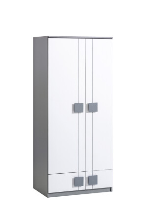 Product detail of Dolmar Šatní skříň MIGU G1 Barva: antracit / bílá