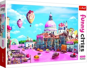 Product detail of Trefl Puzzle Legrační města - Sladké Benátky / 1000 dílků - Taf Toys