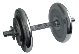 Product detail of ACRA Činka nakládací, jednoruční, chromová 14 kg - průměr 25 mm