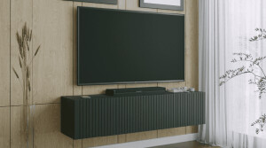 Product detail of ArtExt Závěsný TV stolek JOY | 150 cm Barva: Černá (dražky)