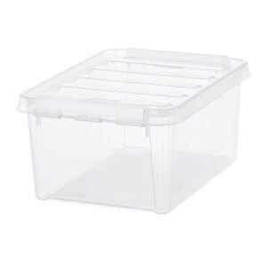 Product detail of SmartStore Úložný box s bílými klipy Classic, 8 l, 8 l